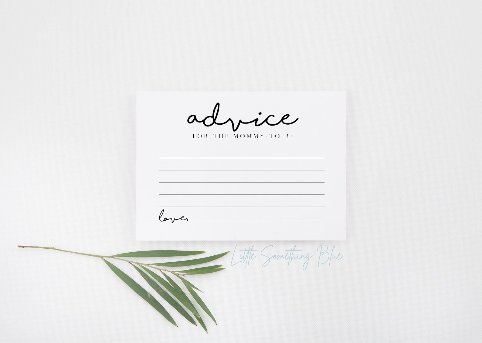 Printable Advice For Mommy Card // Advice for Mommy to Be // | Etsy