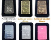 Personalised Engraved Lighter Any Text Any Logo Personalized Metal Flip Refillable Lighters Engraved Gift Set Tin Wedding Gift Fathers 39 Day