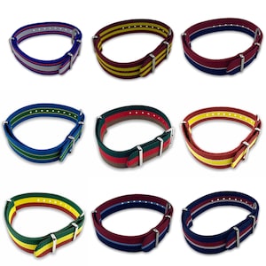 18mm 20mm Nylon Military Universal Watch Strap Light Dragoons krh Queens Dragoon Guards qrh RTR QRL Royal Dragoon Guards rdg RAF Royal Navy
