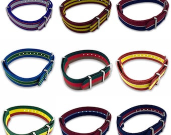 18mm 20mm Nylon Military Universal Watch Strap Light Dragoons krh Queens Dragoon Guards qrh RTR QRL Royal Dragoon Guards rdg RAF Royal Navy