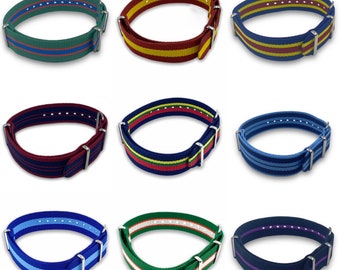 18mm 20mm Quality Universal Nylon Military Watch Strap Royal Irish RRF Veterinary Corps Police Royal Marines ETS AAC Intelligence Corps racd