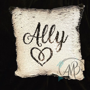Diy hidden message sequin pillow sales