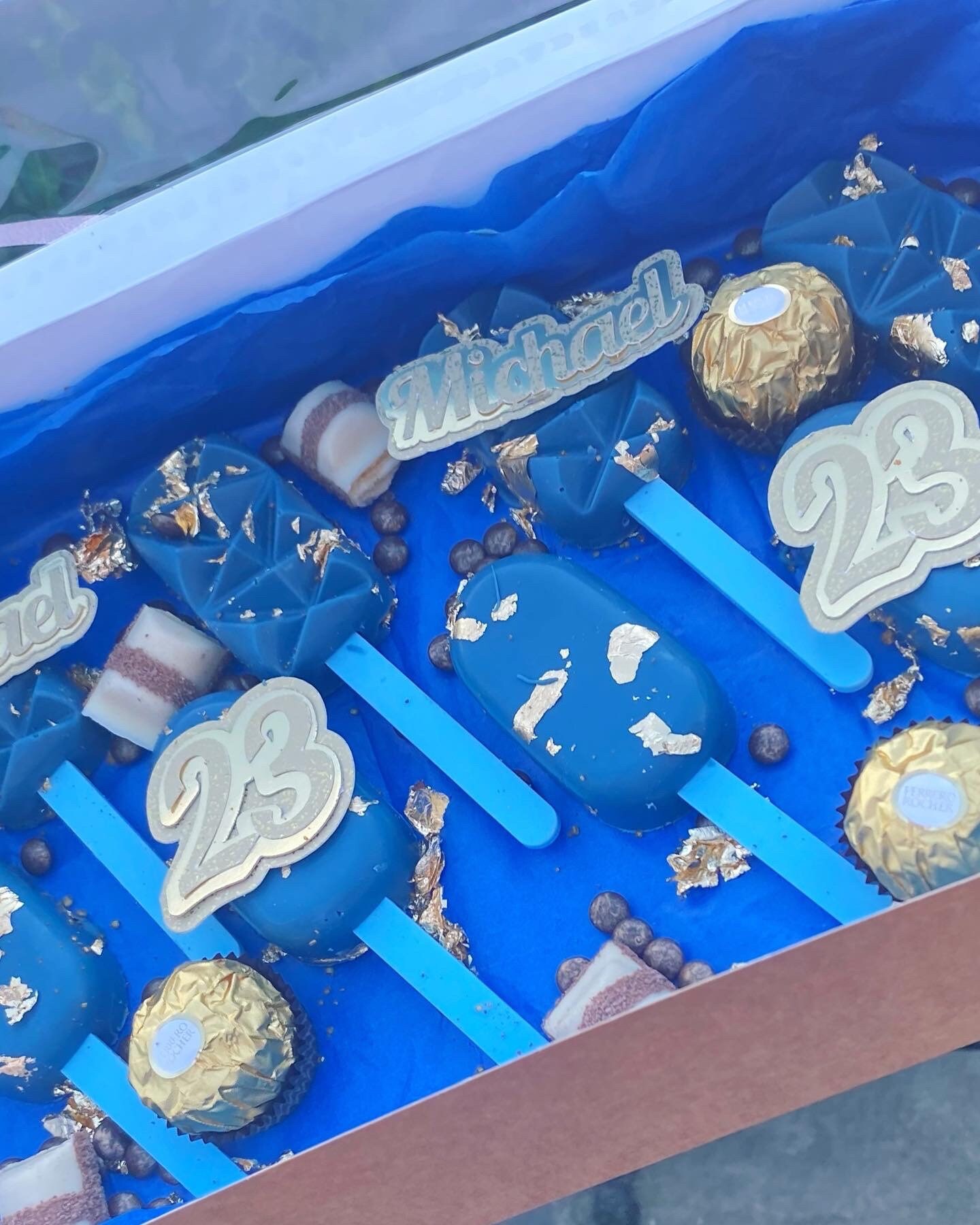 Cakesicles Birthday Cakesicles Treat Box Personalised Etsy UK