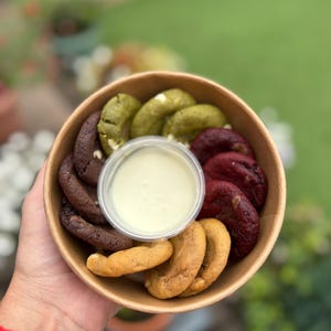 Gourmet Mini Cookies Treat Box: Red Velvet, Matcha, Pumpkin Spice