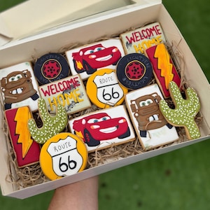Cars Sugar Cookies | Personalised Cookies | Car Themed | Party Favours