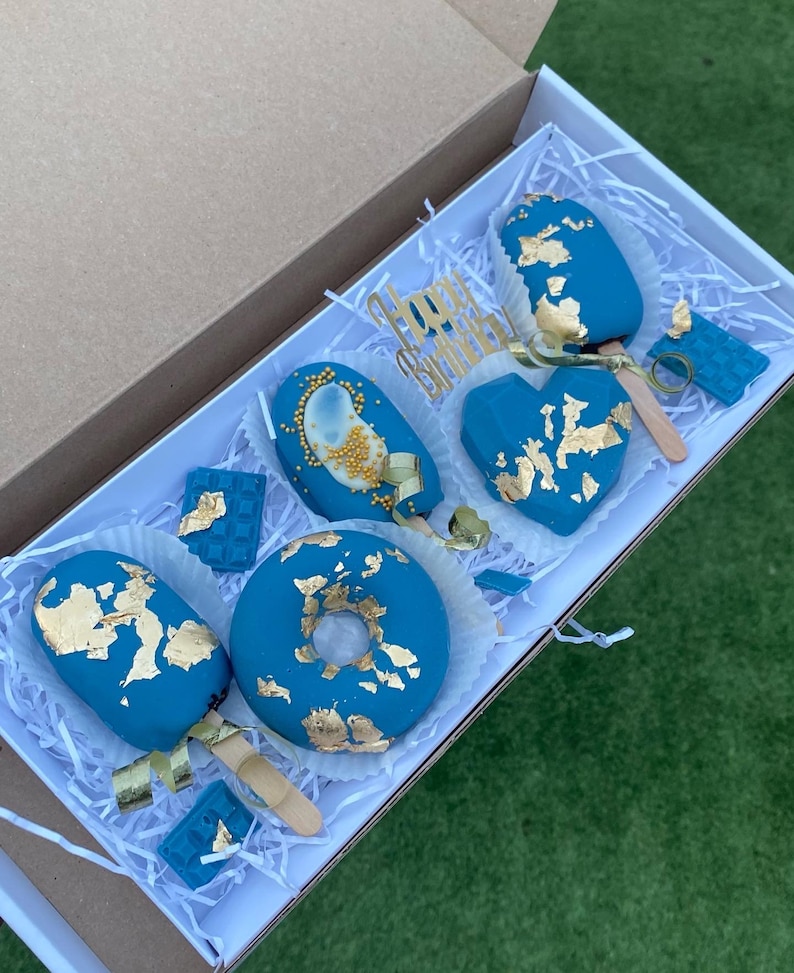 Cakesicles Birthday Cakesicles Treat Box Personalised Etsy