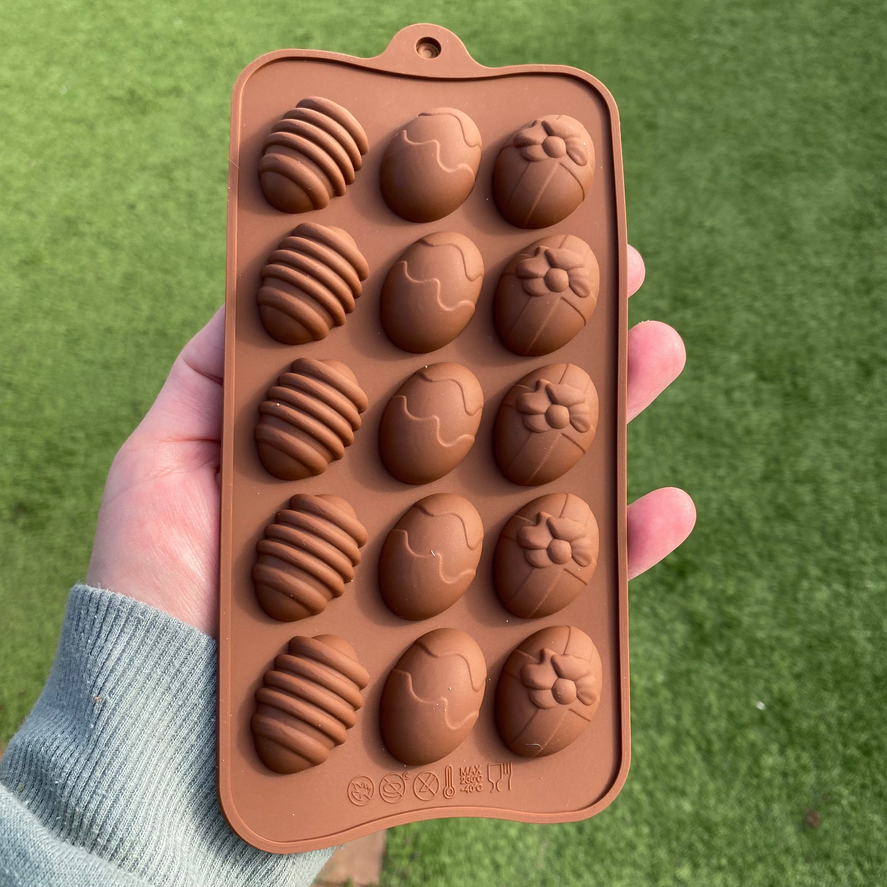 Fsqjgq Wax Melt Molds Silicone Mould Silicone for Easter for Chocolate Mould Chocolate Easter Baking Crumbly 3D Dessert Cake Mould Ceramic Muffin Pan