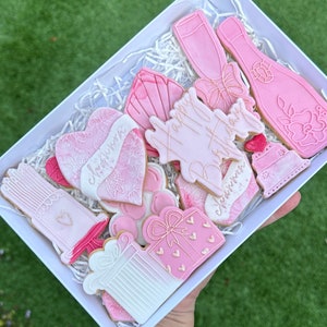 Biscoitos de aniversário personalizados / Presentes de biscoitos de açúcar / Biscoitos personalizados / Presentes de biscoitos