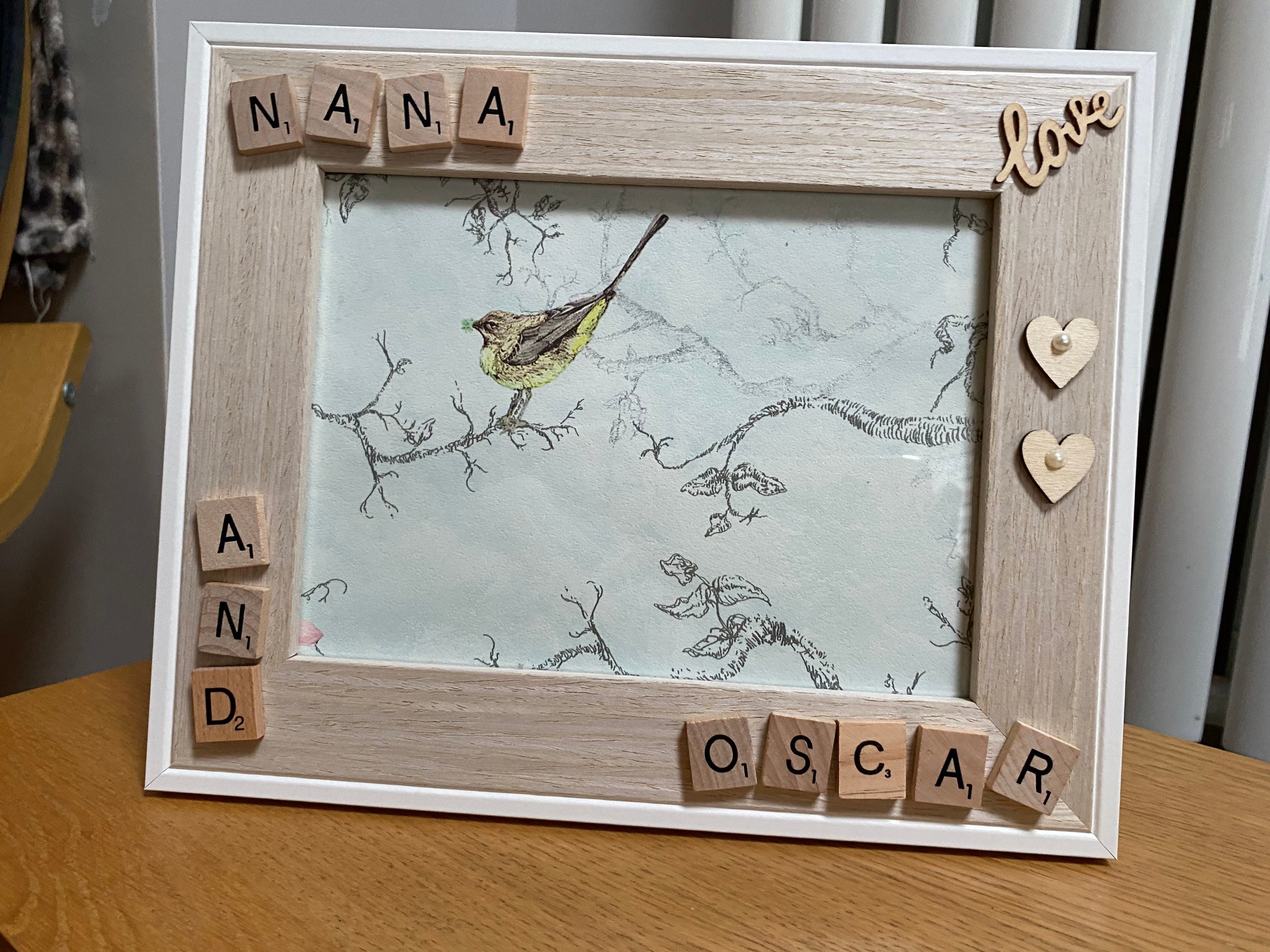 Personalised Nana photo picture frame 8x6 or 6x8 any name Etsy