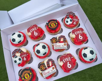 Décorations Comestibles Football - 8 Figurines En Sucre Pour Gâteaux