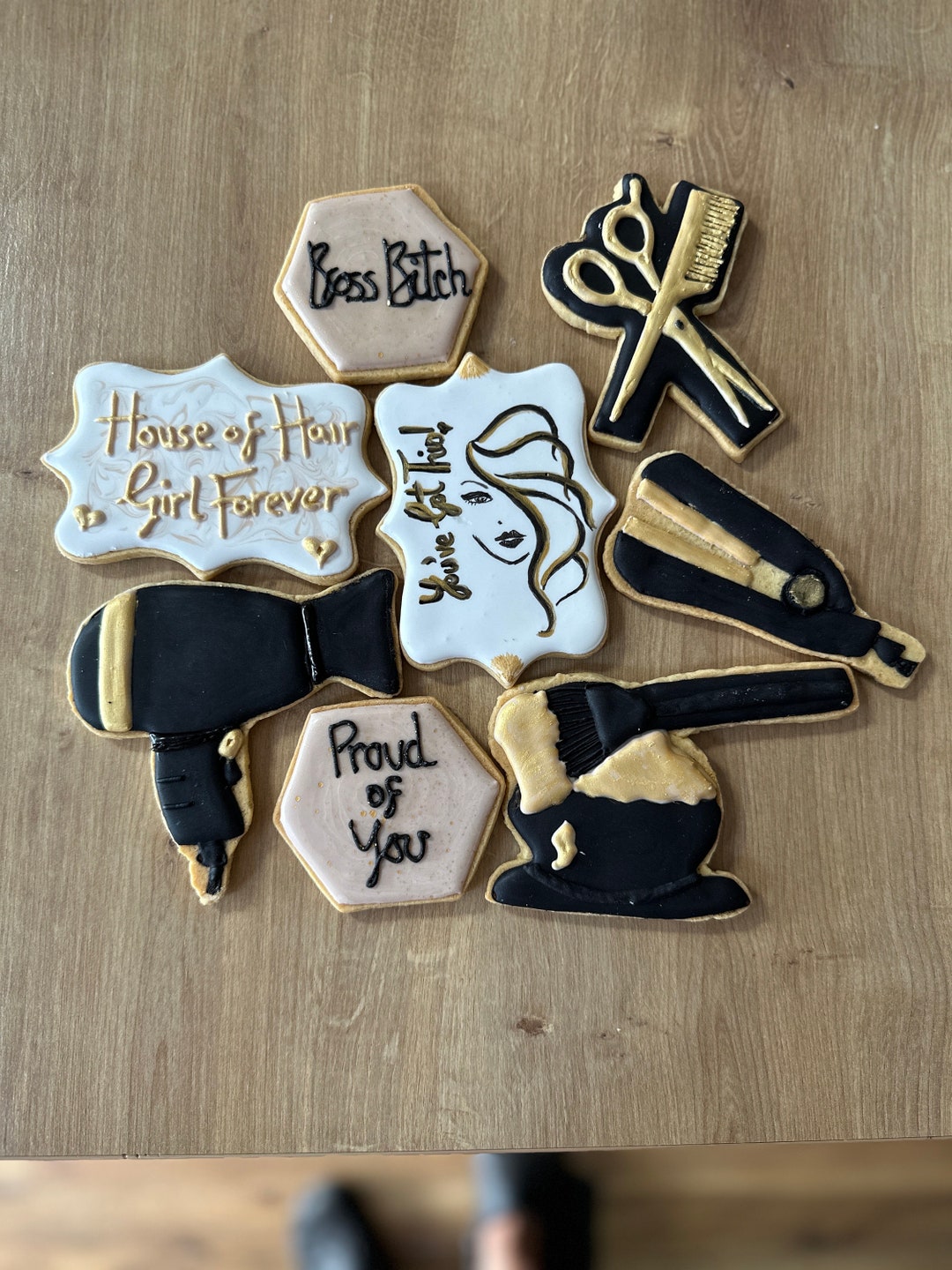 Personalised Hairdresser Cookies, Hair Stylist, Barber Etsy