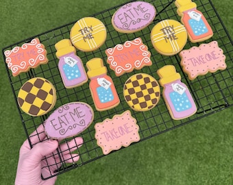 靴 PELLICO / ALICE 80 SUGAR COOKIE 36.5 Alice in Wonderland Sugar Cookies | “eat Me” Decorated Cookie Gift