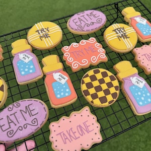 Eat Me Sugar Cookies | Alice in Wonderland Cookies | Cookie Gift