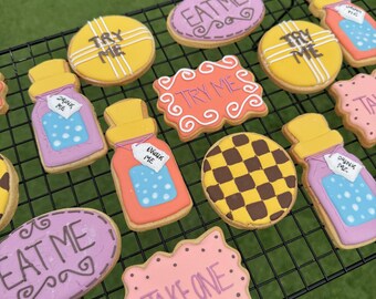 Alice in Wonderland Sugar Cookies - Etsy
