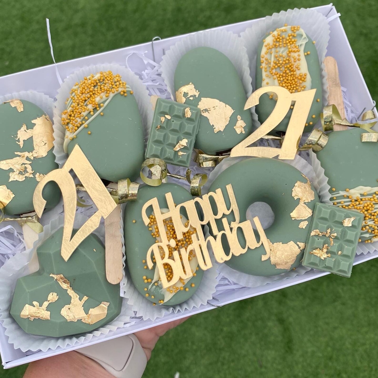 Cakesicles Birthday Cakesicles Treat Box Personalised Etsy