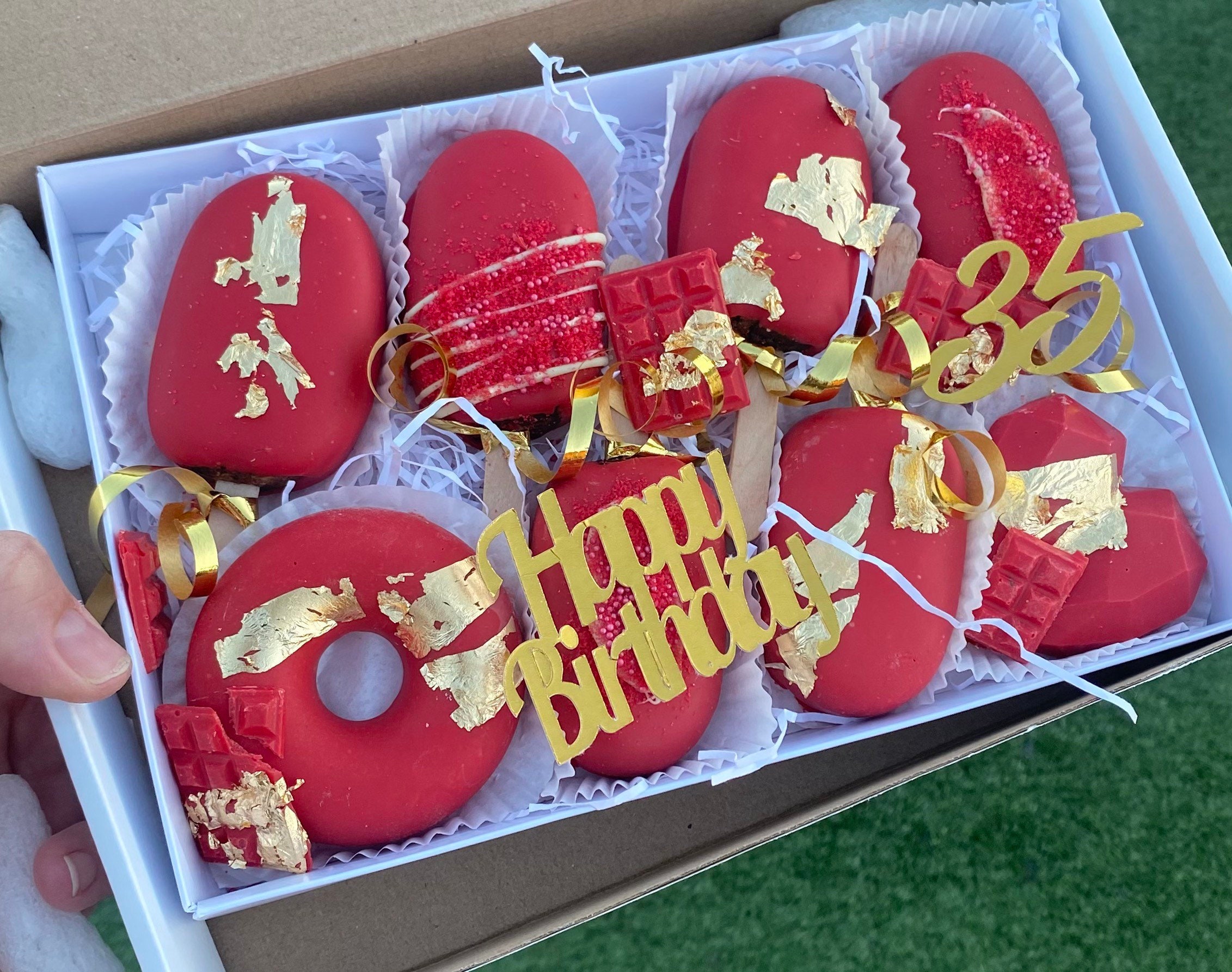 Cakesicles Birthday Cakesicles Treat Box Large Treat Box Etsy