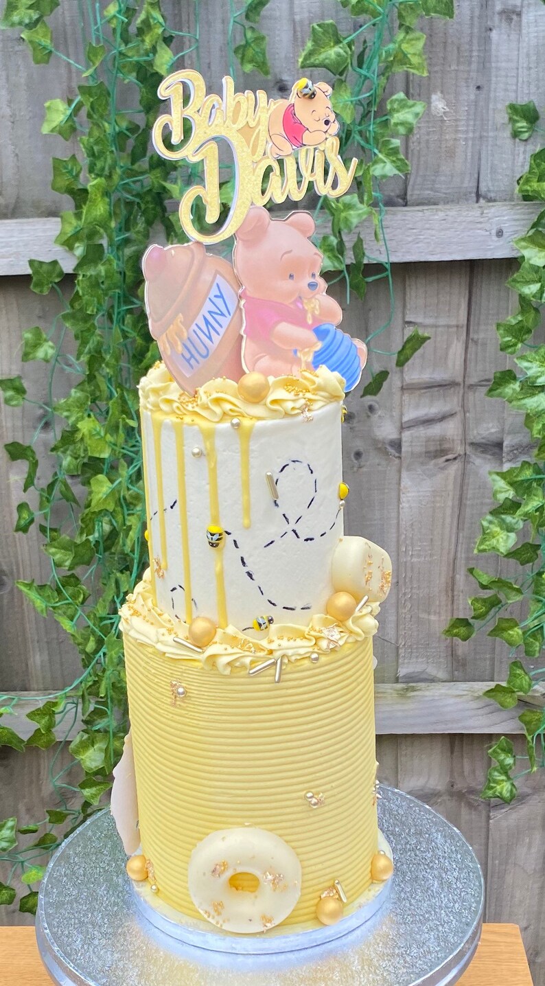 Winnie the Pooh Cake Toppers winnie the Pooh Baby Shower Etsy