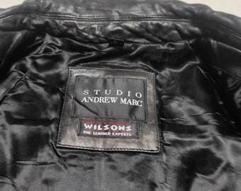 Leather Jacket Women Studio Andrew Marc by Wilsons - Etsy
