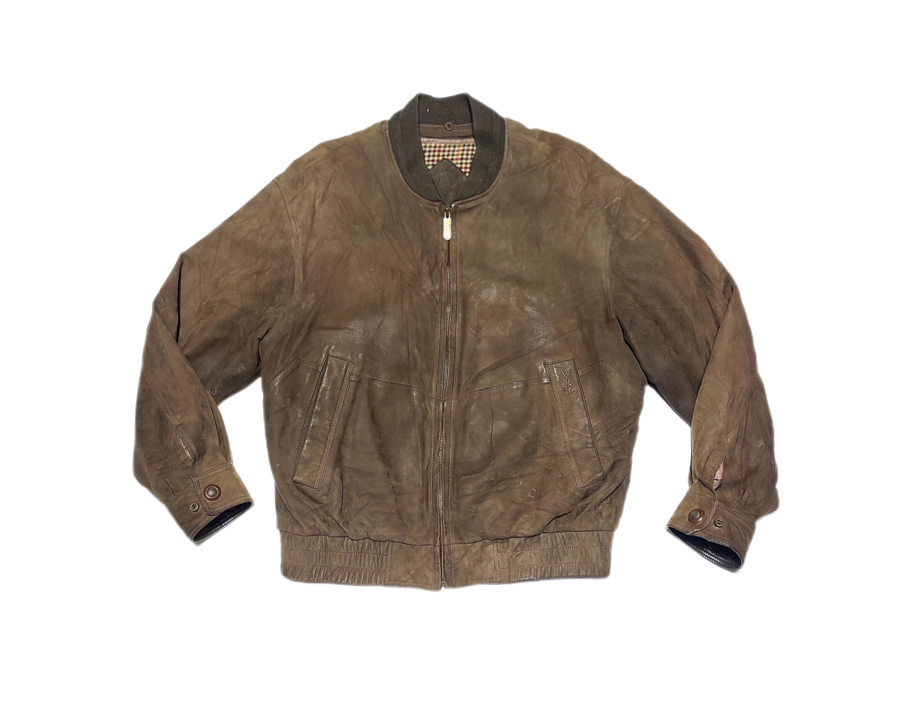 vintage YSL dot jacket cu