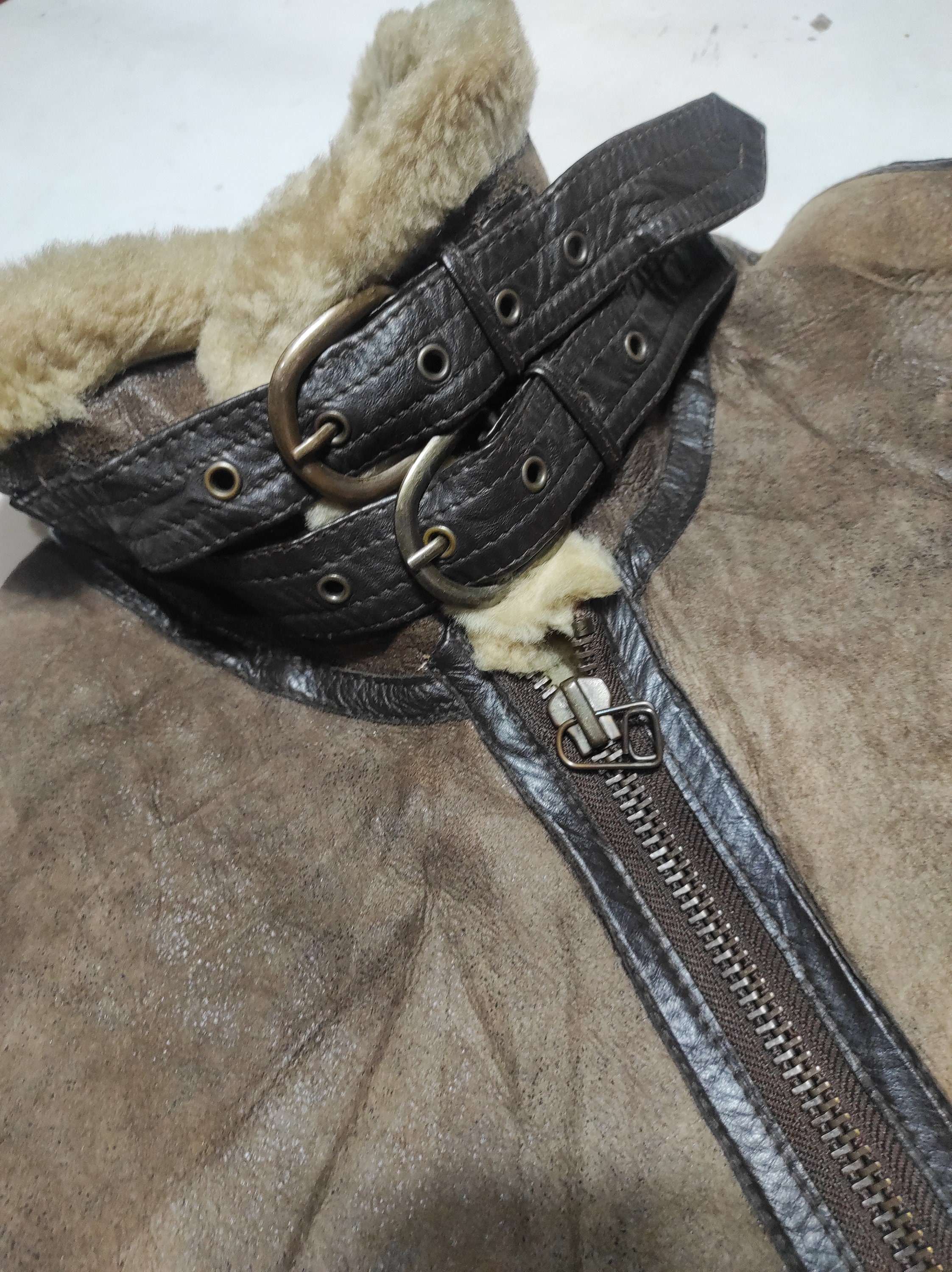 Flight Bomber Shearling Jacket Type B-3 Air Force by Aviation Co 