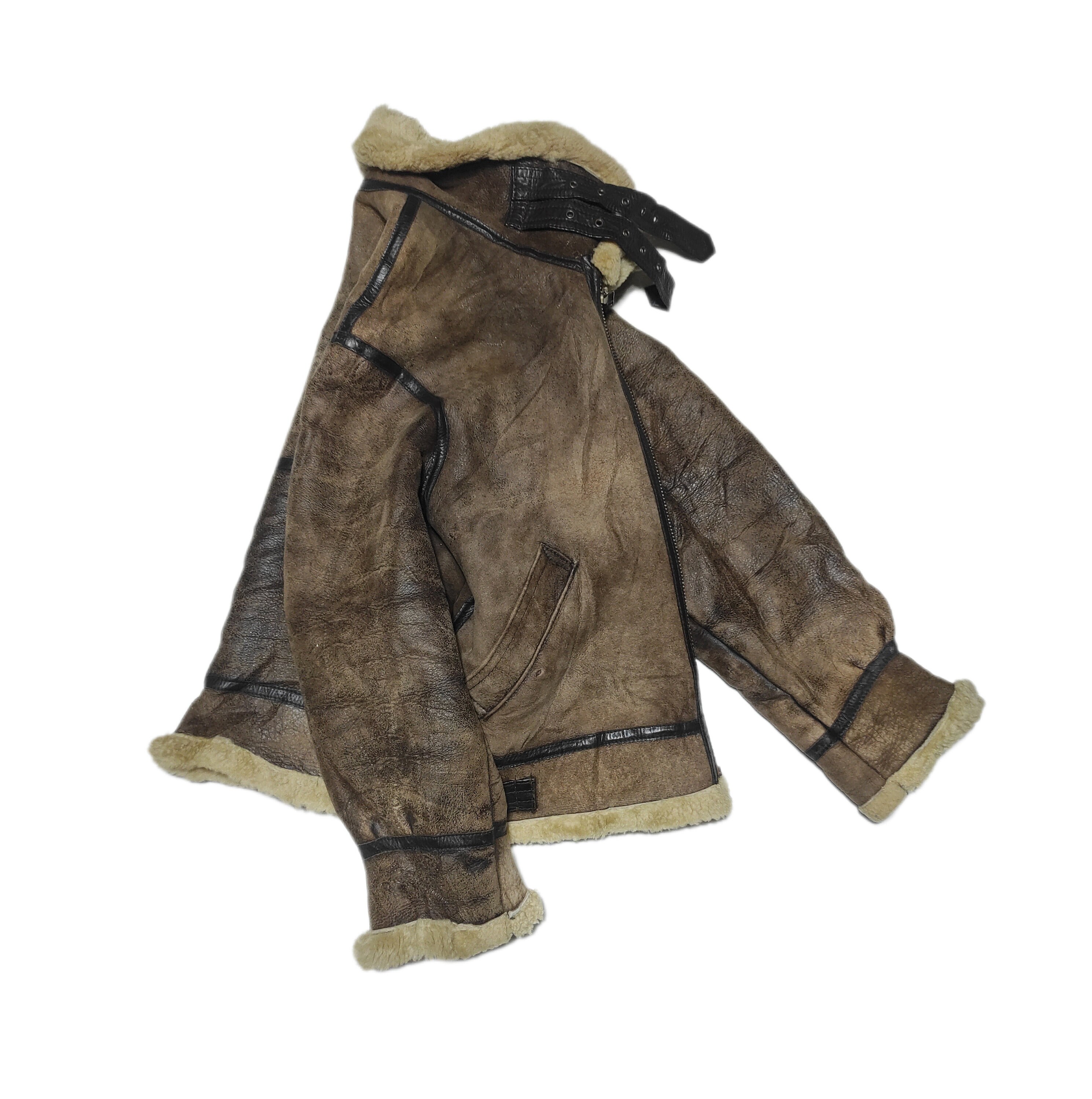Flight Bomber Shearling Jacket Type B-3 Air Force by Aviation Co 