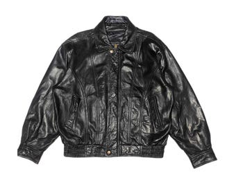 HUGO BOSS Italian Lamb Nappa Leather Jacket - Etsy Australia