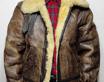 【美品/希少】DOG-FIGHT ヴィンテージ B3ボマージャケット ラムレザー 美品/希少】DOG-FIGHT ヴィンテージ B3ボマージャケット ラムレザー