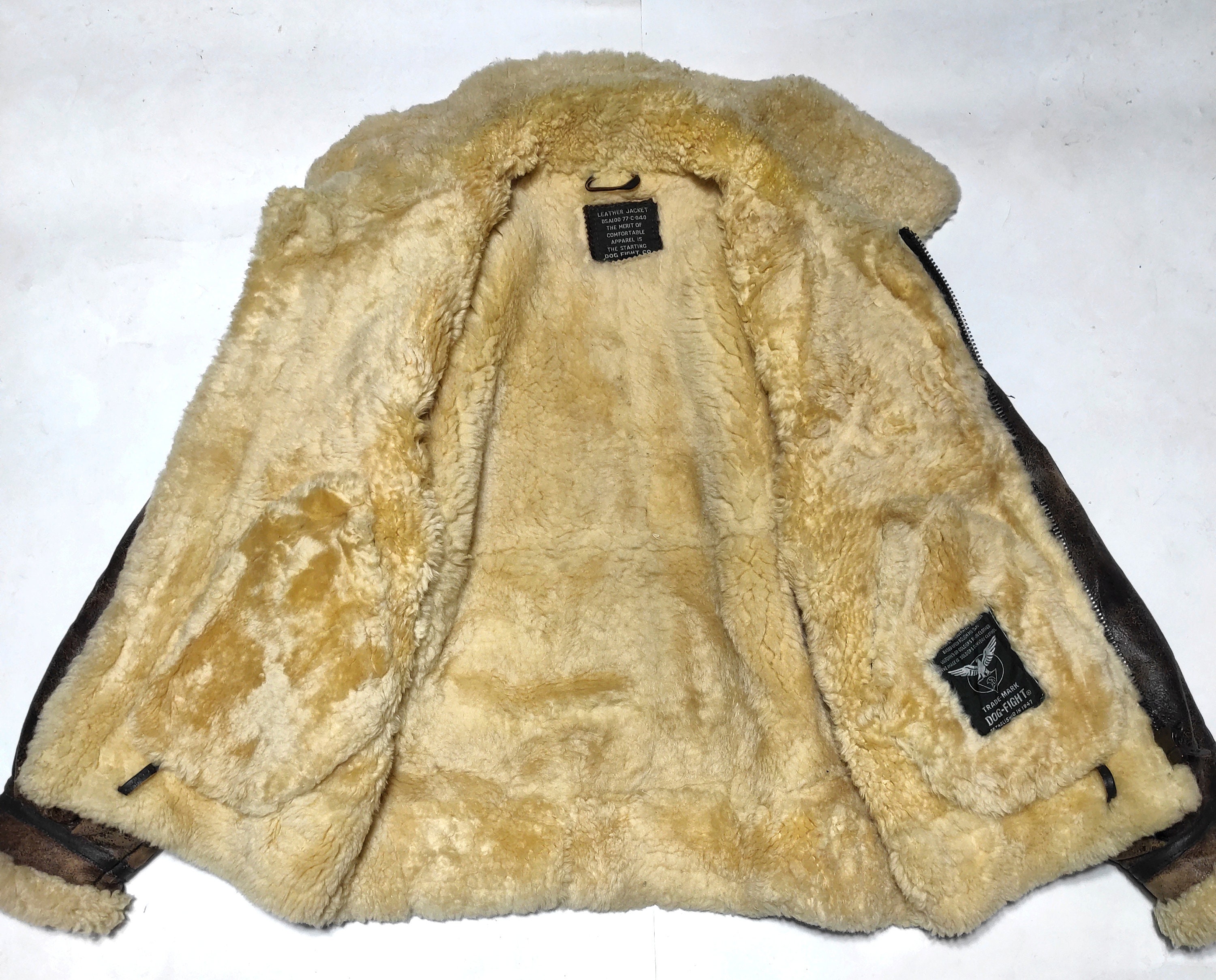 Vintage Dog-fight Bomber Jacket Type-b3 - Etsy