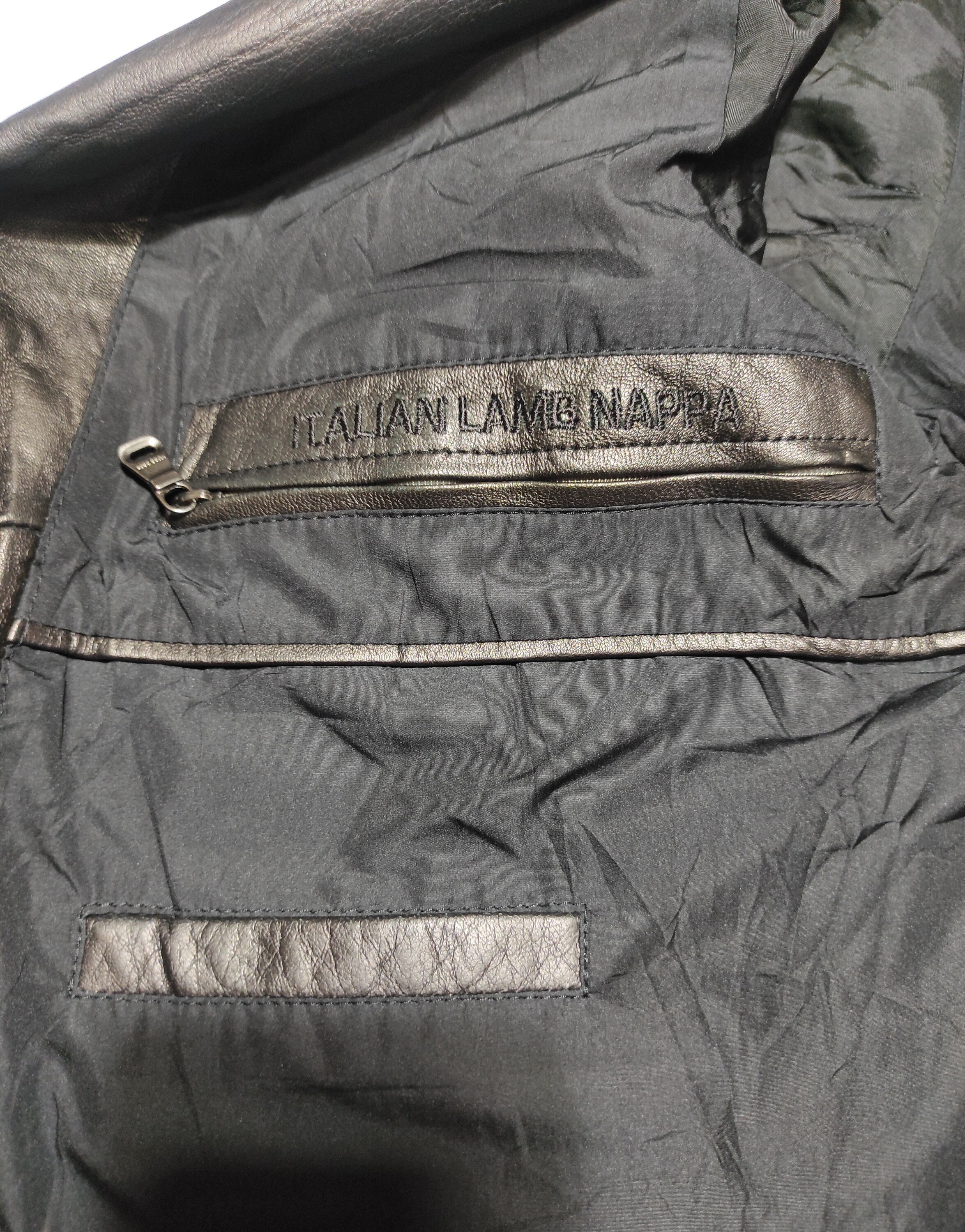 HUGO BOSS Italian Lamb Nappa Leather Jacket - Etsy