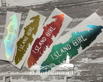 Island Girl decal