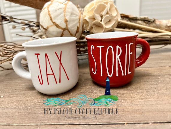 Mini Santa mugs, Kids Personalized Mugs,  kids Hot Chocolate Mugs, Kids Mugs