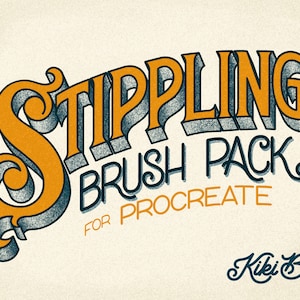 Stippling Brush Pack for Procreate by Kiki B