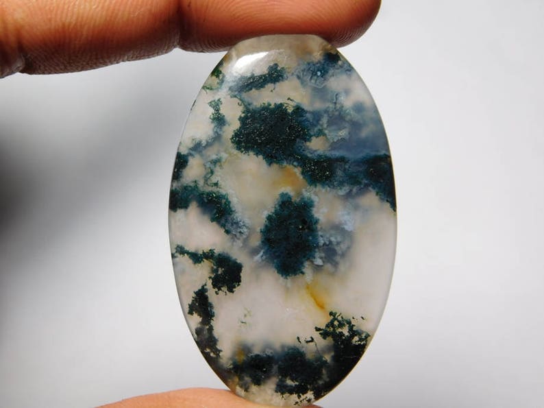 mm Tree Quartz Gemstone,Natural Top Quality Tree Quartz Loose Stone,Handmade Semi Precious 51Cts. Amazing Tree Quartz cabochon,AAA 47X27