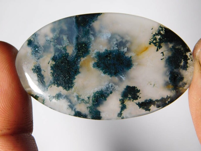 mm Tree Quartz Gemstone,Natural Top Quality Tree Quartz Loose Stone,Handmade Semi Precious 51Cts. Amazing Tree Quartz cabochon,AAA 47X27