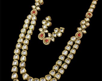 Kundan Rani Haar Necklace: Indian Bridal Jewelry Set