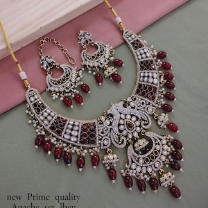 Green Kundan Choker Set: Sabyasachi Inspired Bridal Jewelry
