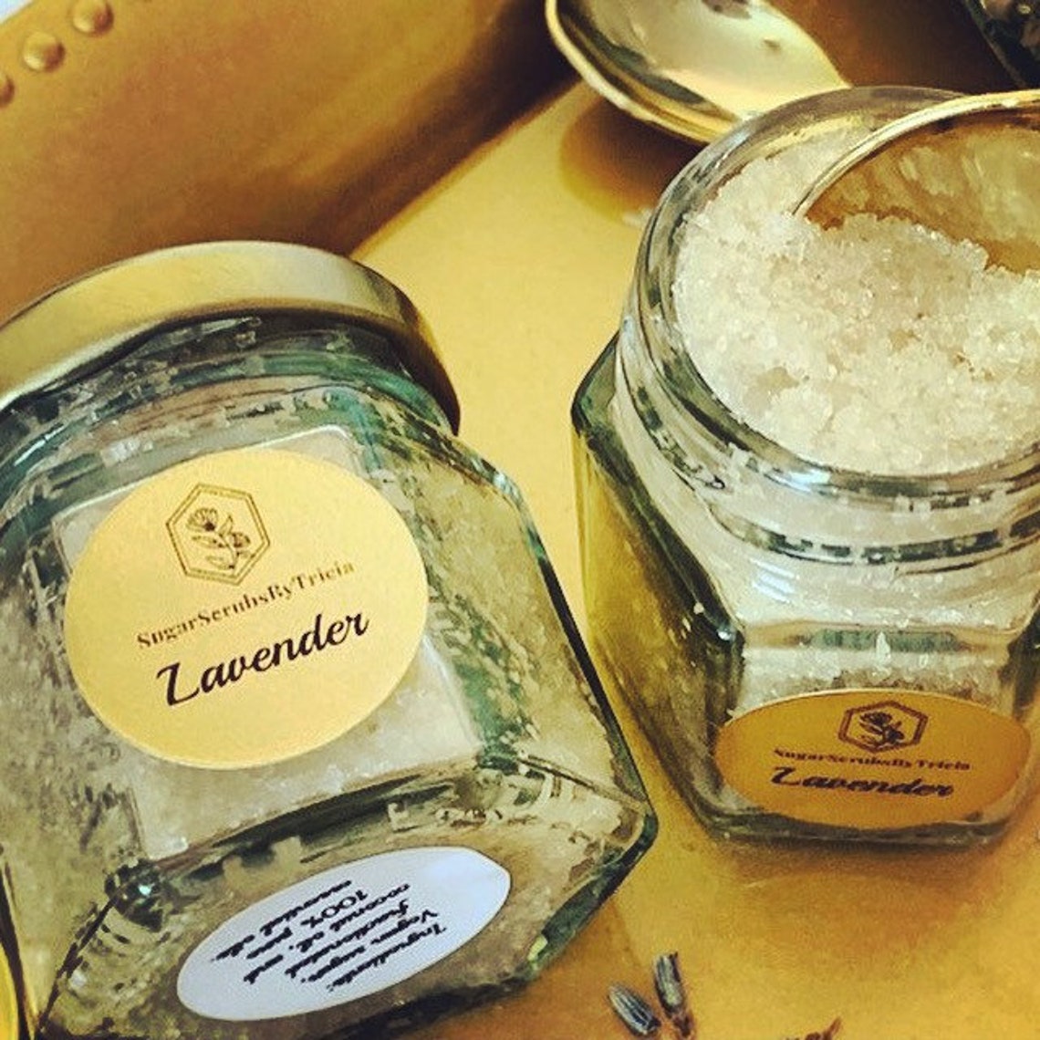 Sugar Scrubs 6 oz jars vegan clean skin care body scrub Etsy
