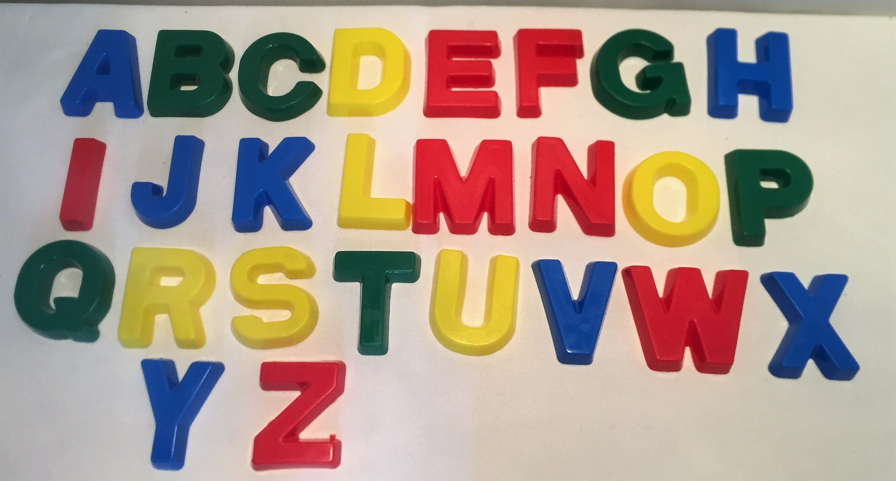 Complete Alphabet Set Plastic Letters 3 Tall FREE | Etsy