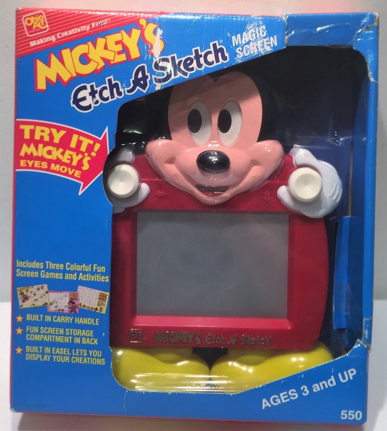 mickey mouse etch a sketch