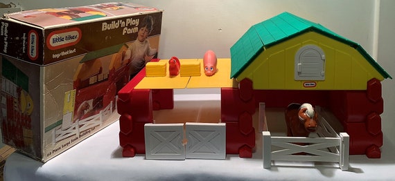 Little Tikes Build N Play Farm Set In Original Box Nice Etsy