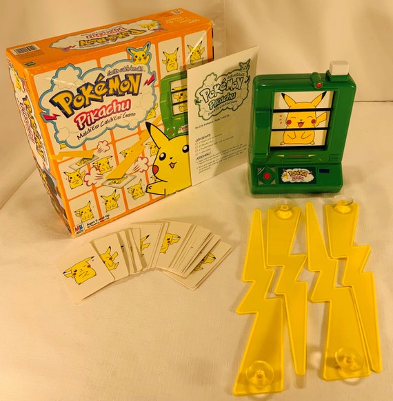 1998 Pokemon Pikachu Matchem Catchem Game By Milton Bradley Complete In Good Condition Free Shipping