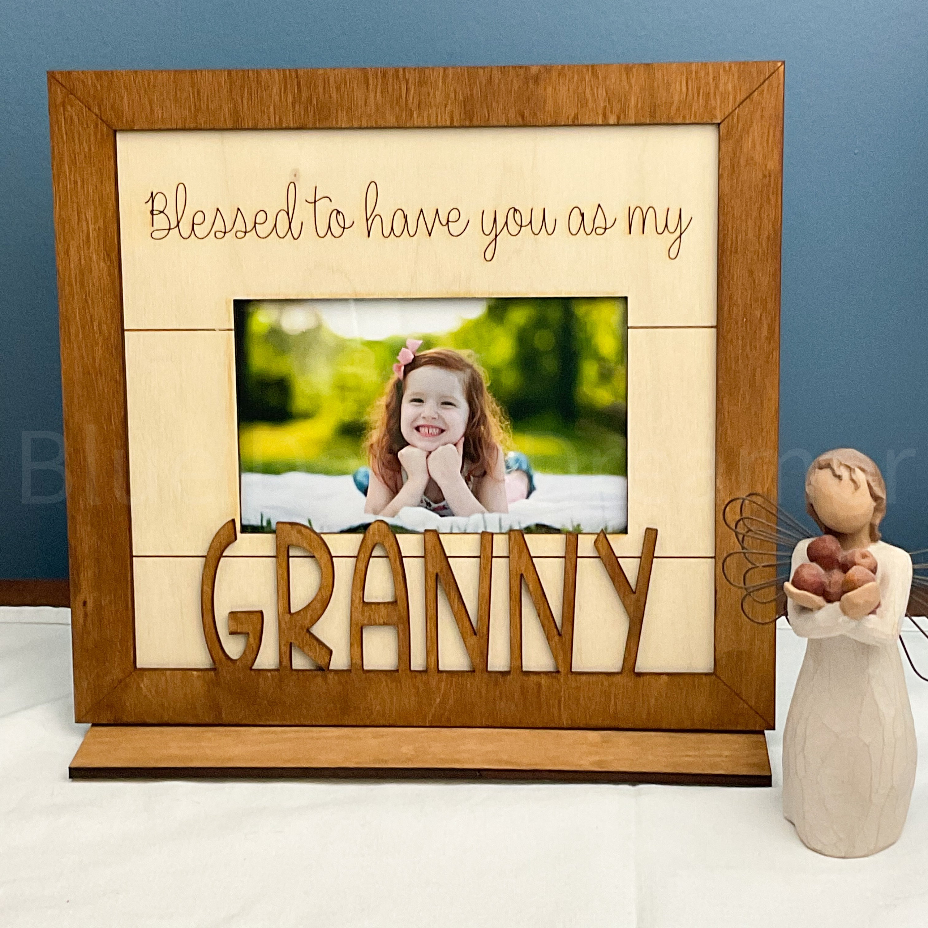Blessed Granny Shiplap Frame Expedited Etsy