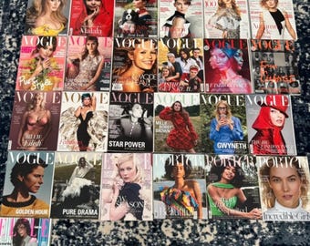 Revistas Vogue, diferentes años disponibles, elige tu año