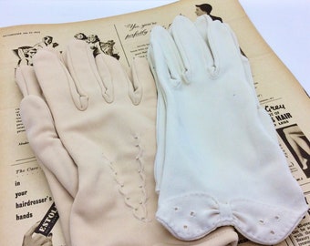 2 Pairs of Vintage Day Gloves