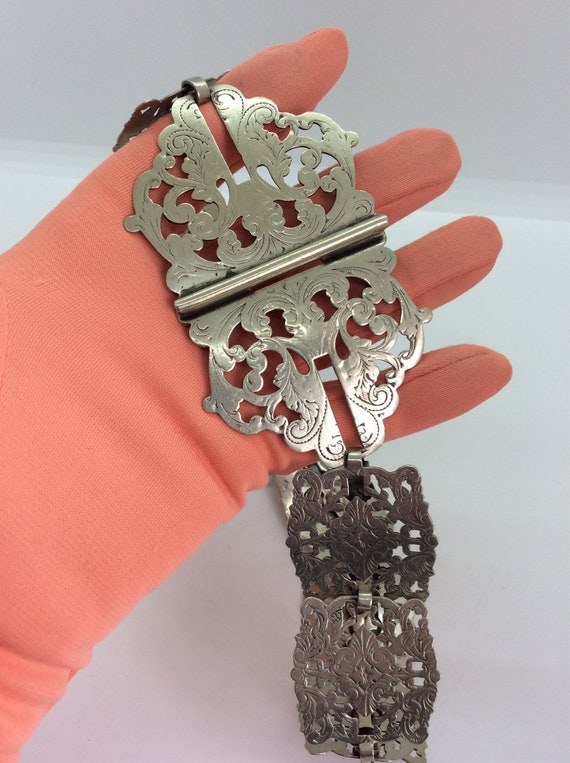 Victorian EPNS BeltNurses Belt ..Chatelaine Belt Gem