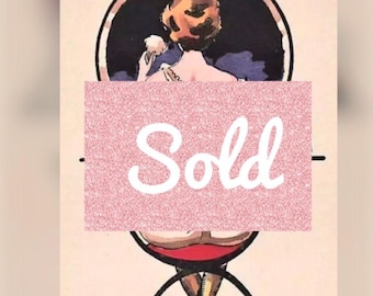 VENDIDO Estuche de viaje de tocador victoriano completo con todo su contenido y colección de postales.