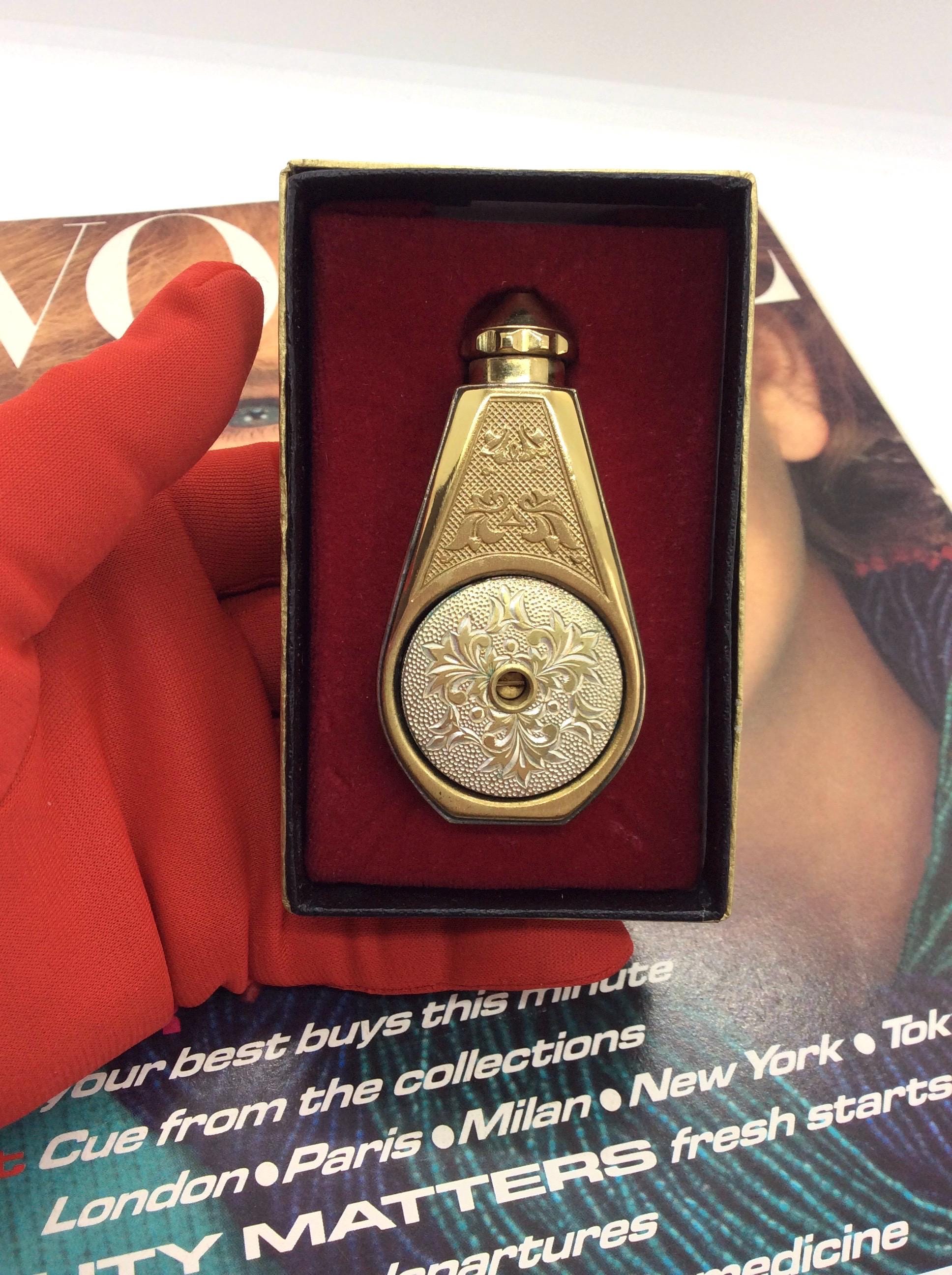 Marcel Franck Perfume Bottle Cut Crystal Glass Marcel Franck