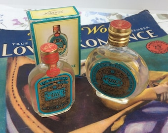 Vintage No 4711 Aftershave, Two Full bottles of Eau De Cologne