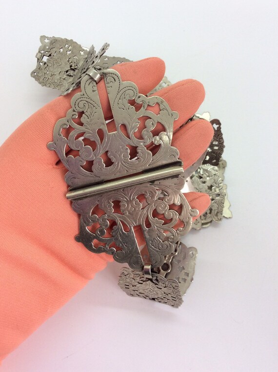 Victorian EPNS BeltNurses Belt ..Chatelaine Belt Gem