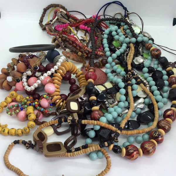 Large Selection of Costume Jewellery ,necklaces and bracelets